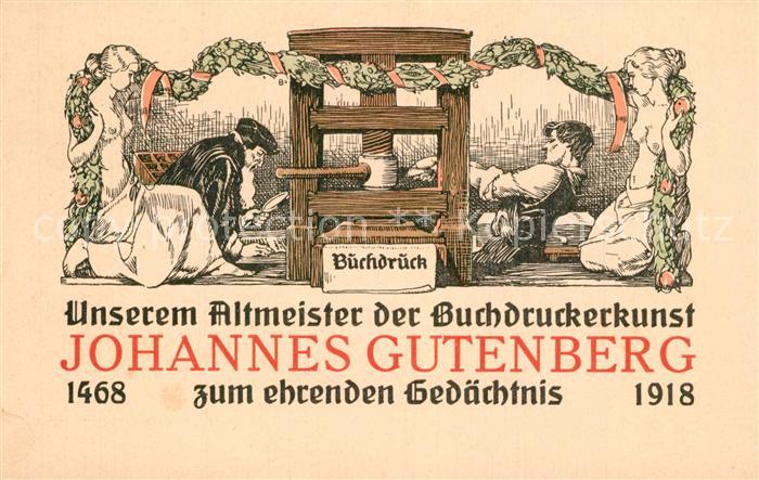 Gutenberg Johannes Buchdruck
