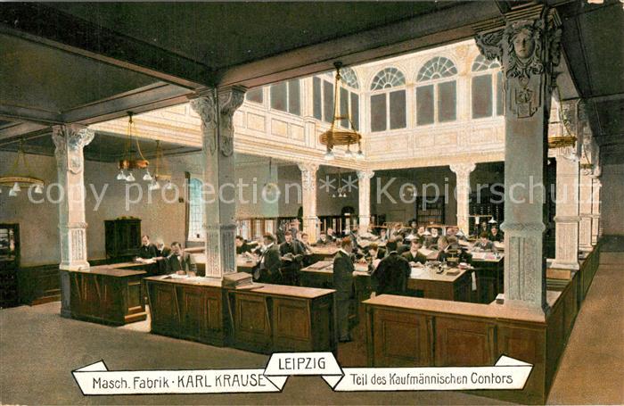 Buchdruck Maschinenfabrik Karl Krause Leipzig Kaufm?nnisches Contors