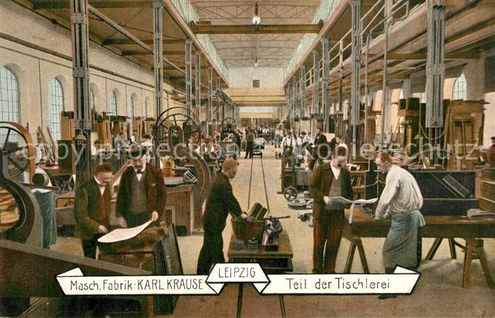 Buchdruck Maschinenfabrik Karl Krause Leipzig Tischlerei