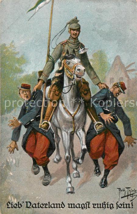 Thiele Arthur Kavallerie Soldaten
