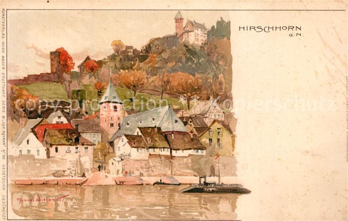 Wielandt Manuel Litho Hirschhorn am Neckar