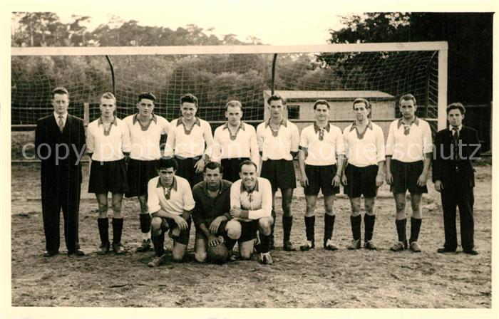 Fussball Bruchsal Mannschaft Privatfoto-Ak