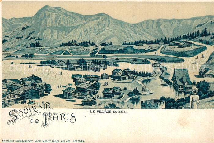 Exposition Universelle Paris 1900 Village Suisse