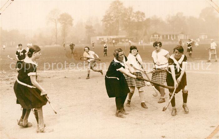 Sport Hockey Frauen Privatfoto-Ak