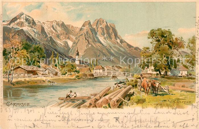 Compton E. H. Garmisch Verlag-Otto-Zieher Litho