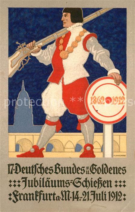 Schiesssport 17. Deutsches Bundes- und Goldenes Jubil?umsschiessen Frankfurt