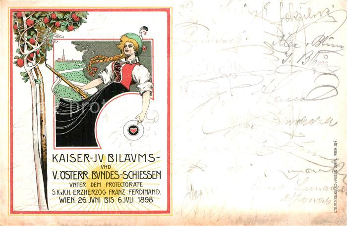 Bundesschiessen Kaiser-Jubil?um ?sterreich Erzherzog Franz Ferdinand