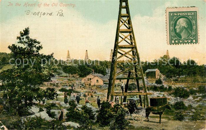 oelfoerderung Oil Fields Bradford Pennsylvania