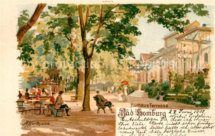 Hartmann A. Bad Homburg Kurhaus-Terrasse