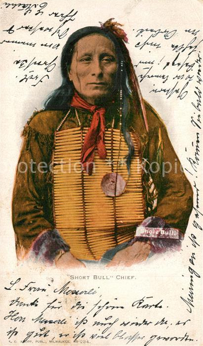 Indianer Native American Short Bull Chief