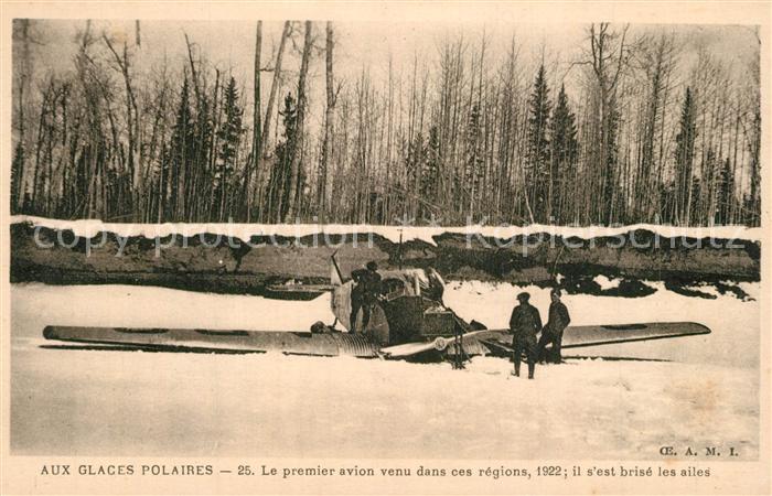 Flugzeuge Zivil Flugpionier Glaces Polaires