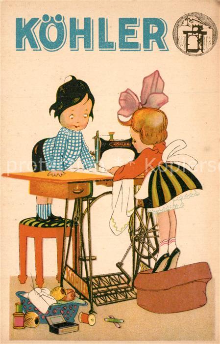 N?hmaschine K?hler Kinder Faden