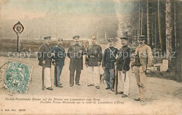 Grenze Douane Zoll Deutschland Frankreich Lascemborn Cirey Z?llner