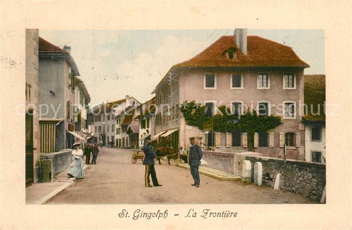 Grenze Douane Zoll St. Gingolph Z?llner Frontiere