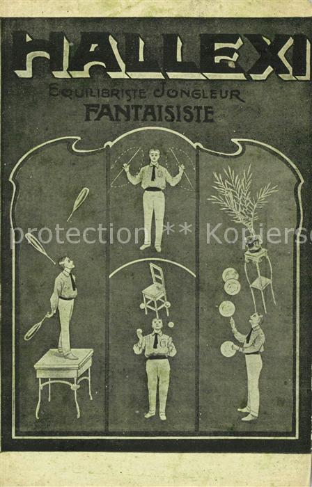 Artistik Zirkus Artistique Cirque Circ-- Jongleur Fantaisiste Hallexi