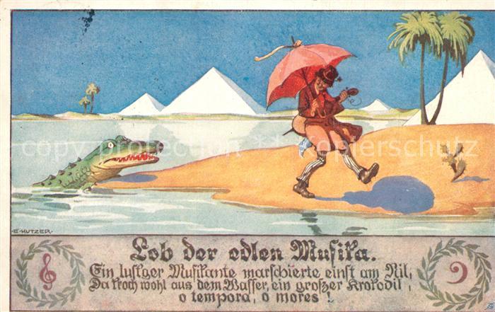 Kutzer E. Lob der edlen Musika Volksliederkarte Nr. 25 Deutschtum im Ausland