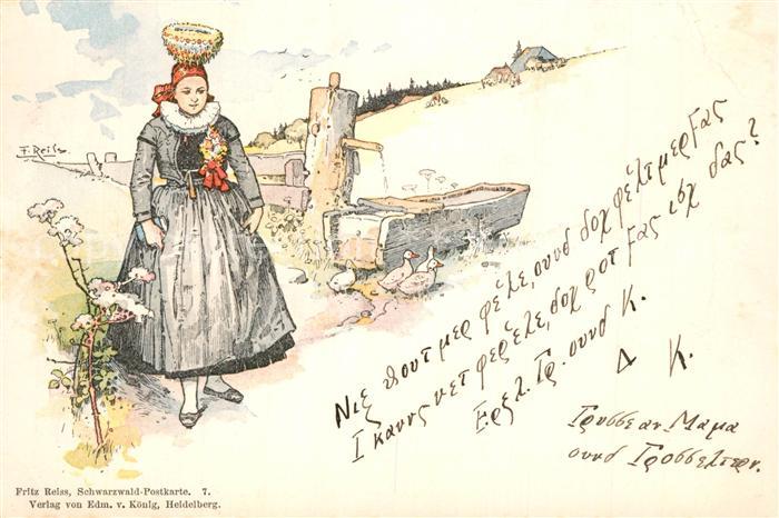 Reiss Fritz Tracht Schwarzwald