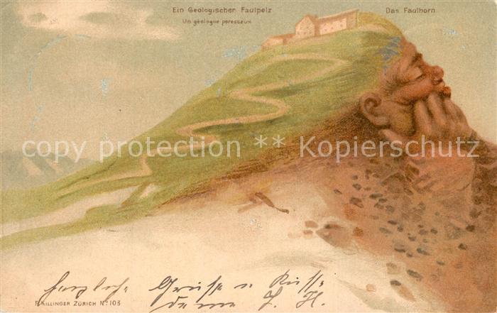 Berggesichter Faulhorn Litho