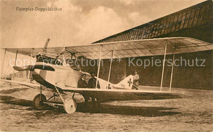Flugzeuge WK1 Rumpler-Doppeldecker