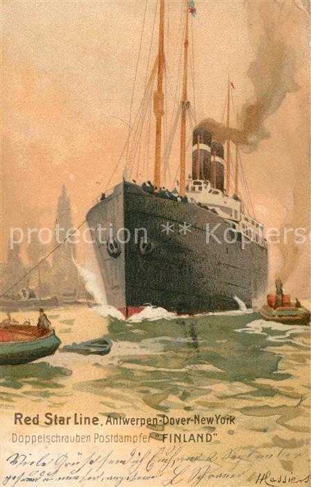 Dampfer Oceanliner Finland Red Star Line