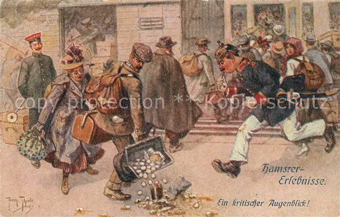 Thiele Arthur Hamster-Erlebnisse Reisende Tasche Eier Polizist