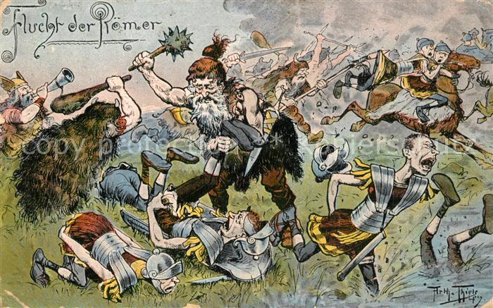 Thiele Arthur Flucht der R?mer