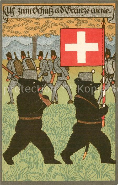 Zoll Grenze Douane B?rner B?r Weltkrieg