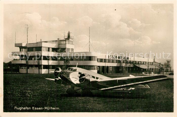 Flugzeuge Zivil Lufthansa Flughafen Essen-M?lheim