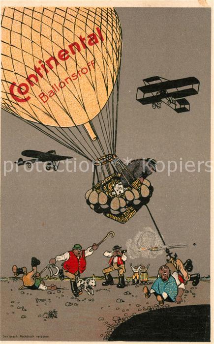 Heissluftballon Continental Ballonstoff Hannover