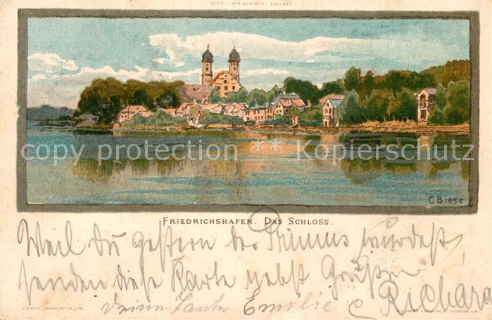Biese Carl Karl Friedrichshafen Schloss