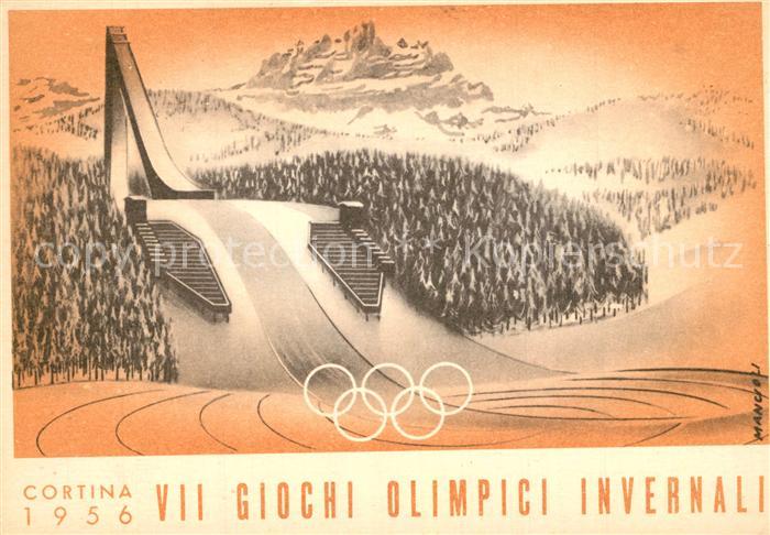 Olympia Winterspiele Cortina Trampolino Italia