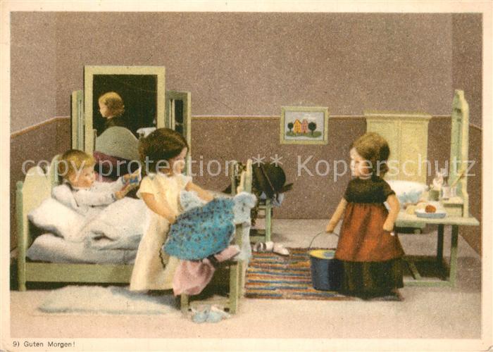 Puppe Doll Poupee Kinderspielzeug Guten Morgen