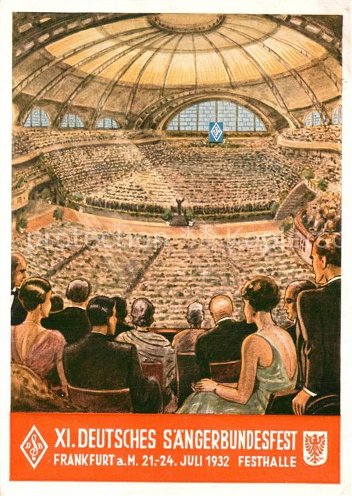 S?ngerbundfest Frankfurt am Main Hauptkonzert Festhalle