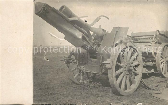 Militaria Deutschland WK1 Geschuetz Kanone