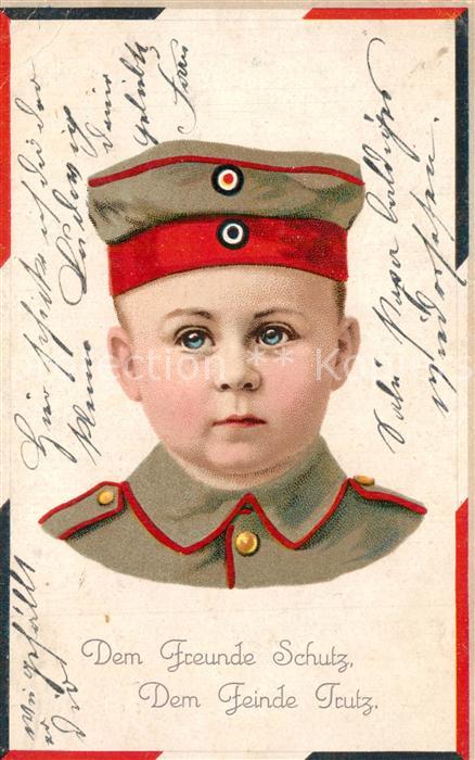 Kindersoldaten WK1 Litho