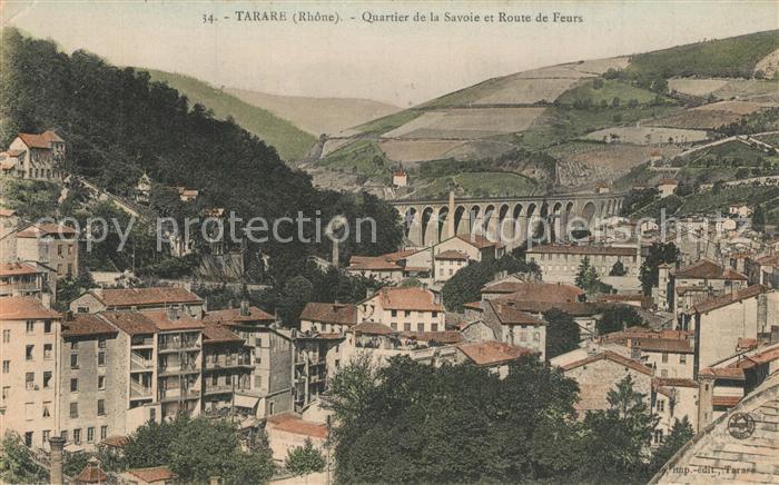 Tarare Quartier de la Savoie et Route de Feurs