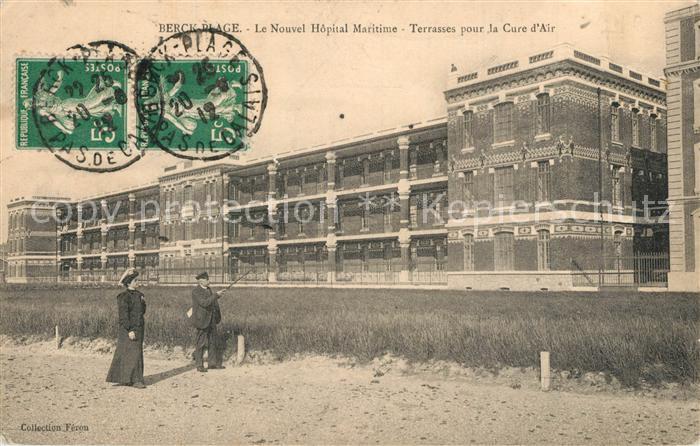 Berck-Plage Nouvel Hôpital Maritime Terrasses pour la Cure d Air