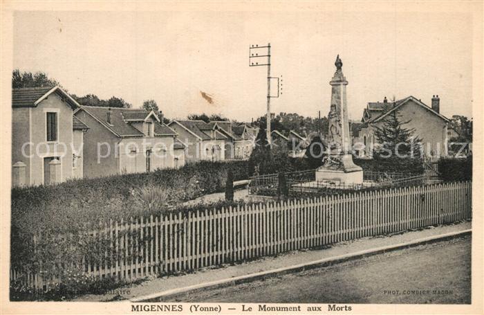Migennes Le Monument aux Morts