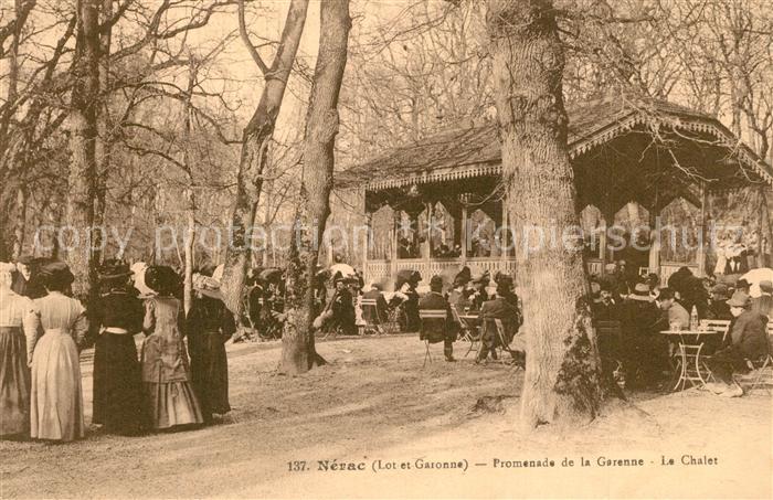 Nerac Promenade de la Garenne le châlet
