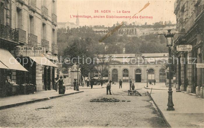 Agen Lot et Garonne La Gare Hermitage ancien Etablissement des Carmes