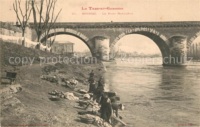 Moissac Pont Napoléon sur le Tarn
