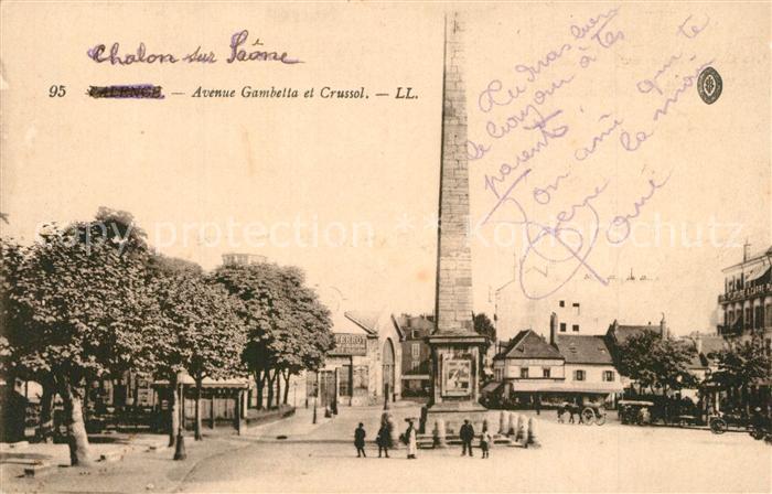 Chalon-sur-Saone Avenue Gambetta et Crussol