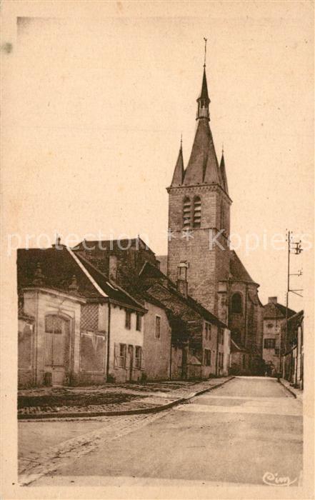 Chateauvillain Clocher de l'Eglise Notre Dame Rue Amir