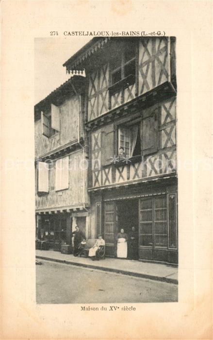 Casteljaloux Maison du XVe siècle