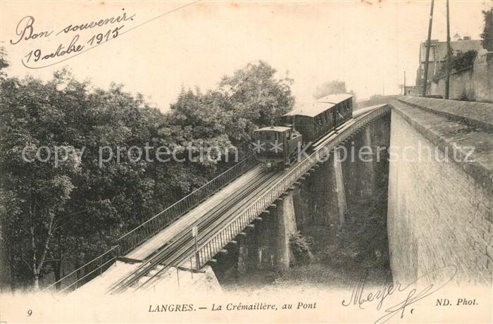Langres La Crémaillère au pont