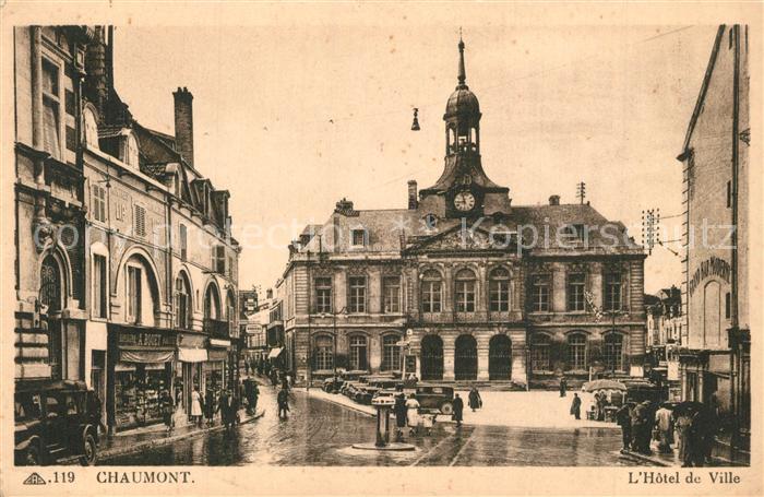 Chaumont 52 Hôtel de Ville Rathaus