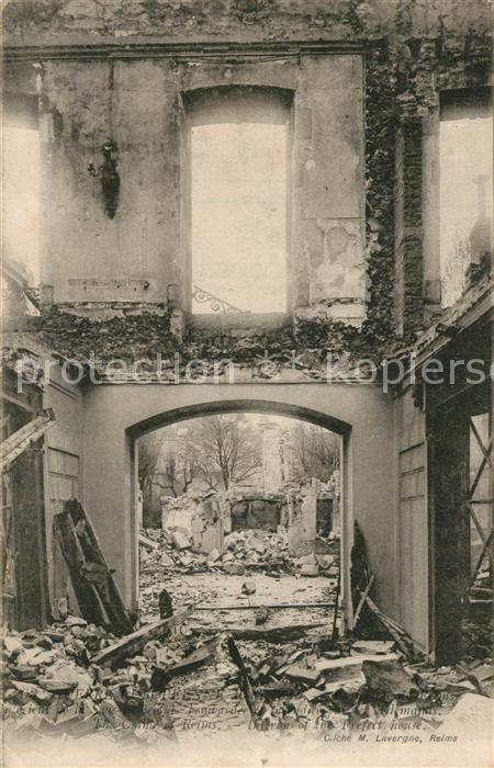 Reims Champagne Ardenne Le Crime de Reims Grande Guerre Truemmer 1. Weltkrieg