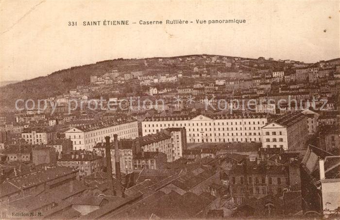 Saint-Etienne 42 Loire Vue panoramique Caserne Rullière