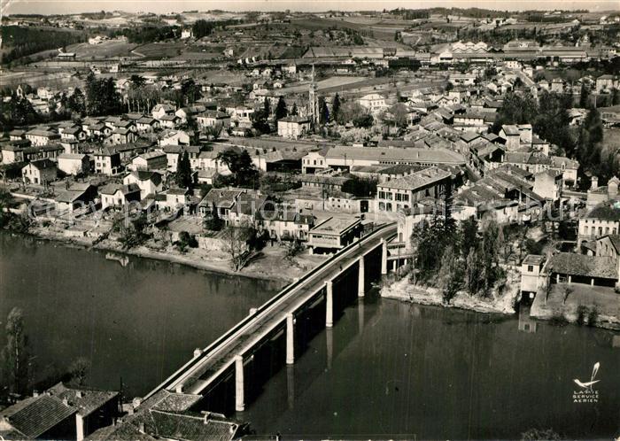 Libos Le Pont sur le Lot vue aérienne