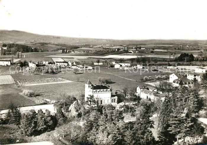 Lentilly Chemin de la Burette vue aérienne